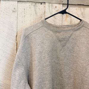 grey crewneck